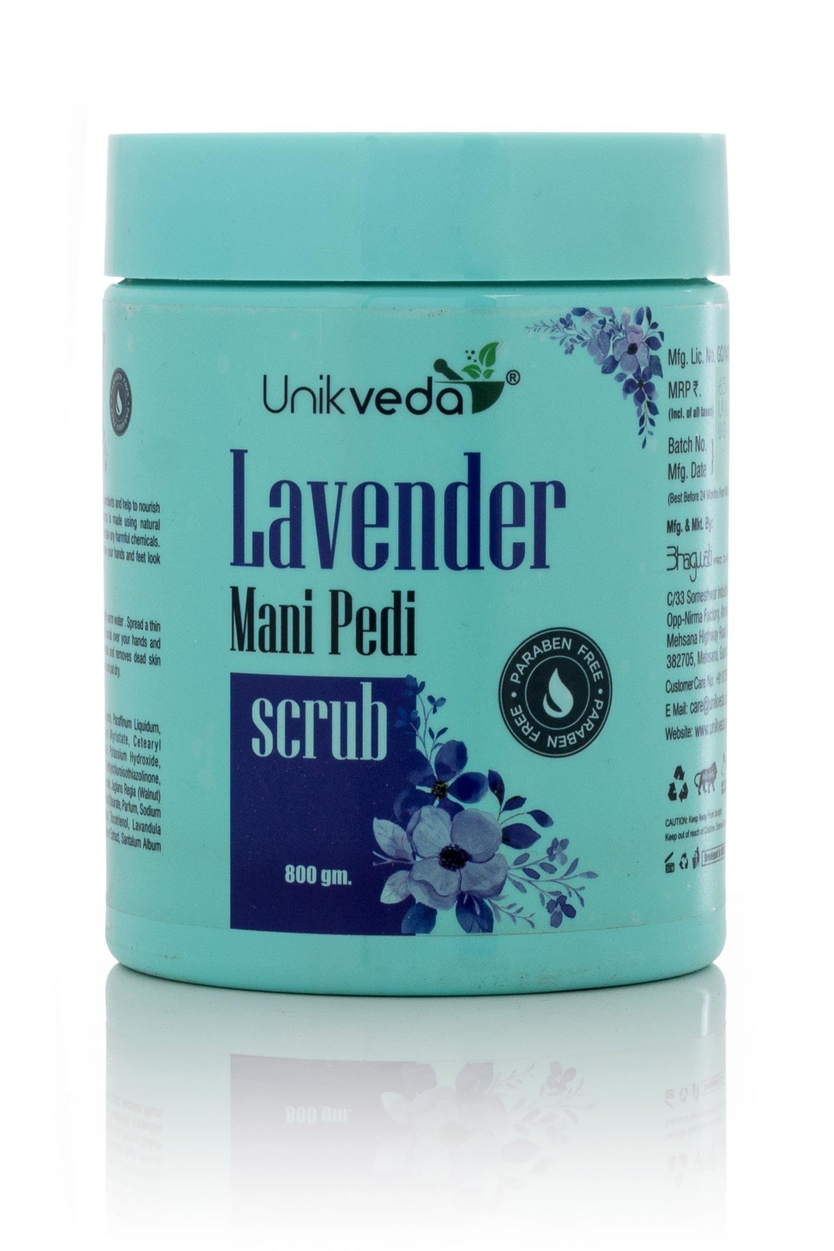 Lavender Mani-Pedi Scrub to Increase Blood Circulation, Freshen and Lighting, Moisturizing 800gm-image-48