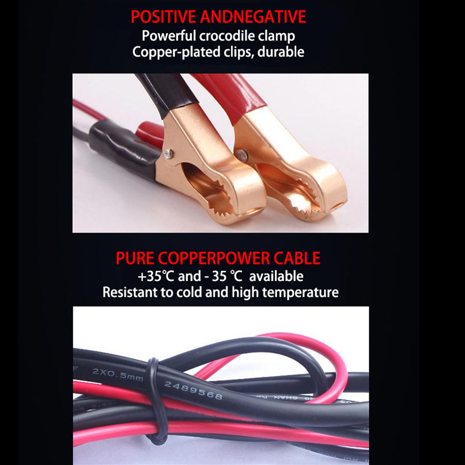 Jeffergarden Caricabatteria per Auto 12V 24V 180W Caricatore Intelligente Automatico con Ricarica di Mantenimento per Mantenitore di Batteria per Moto SUV per Camion per Auto (Spina europea)