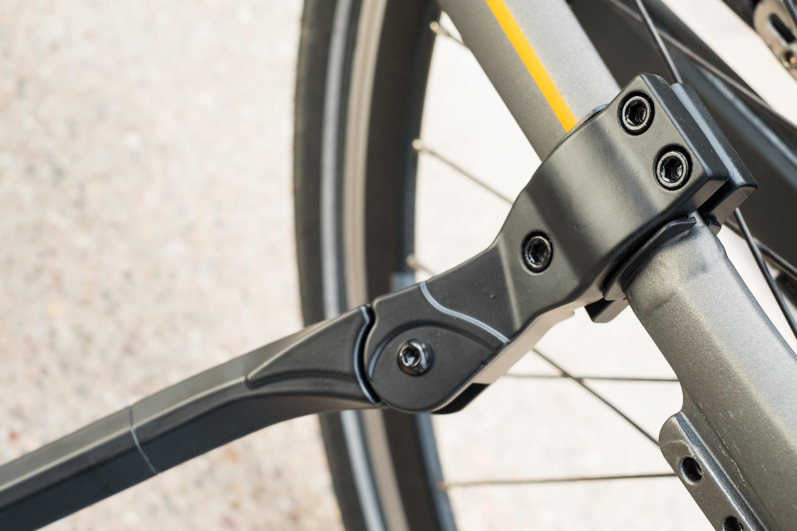 BBB BKS-08 Podpórka rowerowa UniKick Clampmount | 66-75 cm regulowana uniwersalna | MTB rower górski rower szosowy kolarstwo miejskie | mechanizm szybkiego składania | BKS-08