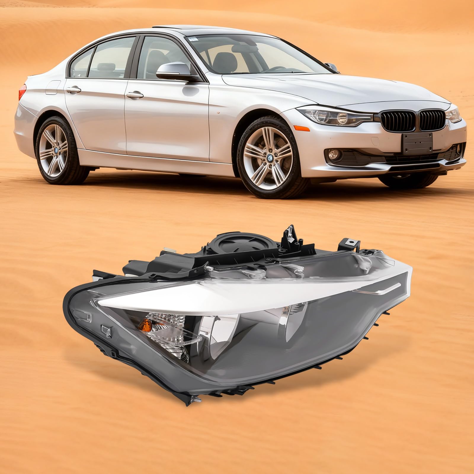 Amazon.com: Front Headlight Assembly For 2012-2015 BMW 320i 325i