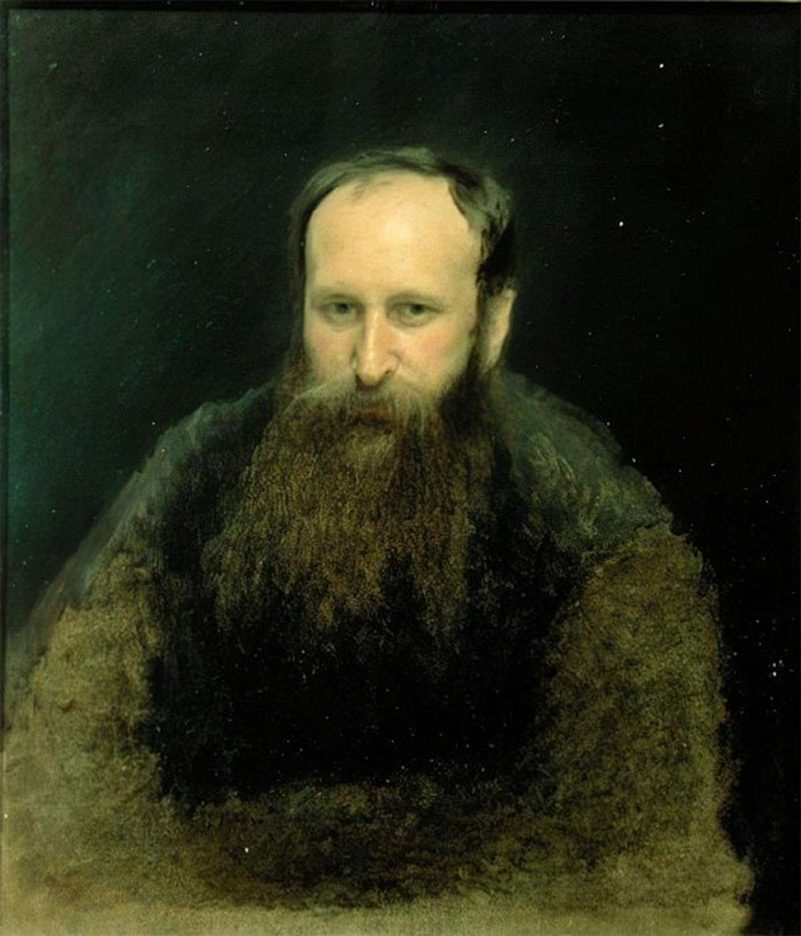 SERENDIPITP Vintage Wall Art Canvas Nordic Poster Canvas Print Picture Portrait of Vasili Vasilievich Vereshchagin by Ivan Nikolaevich Kramskoy Wall Art Poster for Home Decor 60x90cm