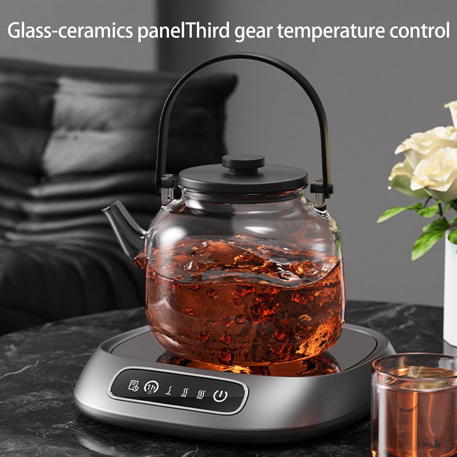 Coffee Mug Warmer for Desk with 3 Temperature Setting Electric Beverage Heater Plate Heating Pad for or Home Use Coffee Mug Warmer