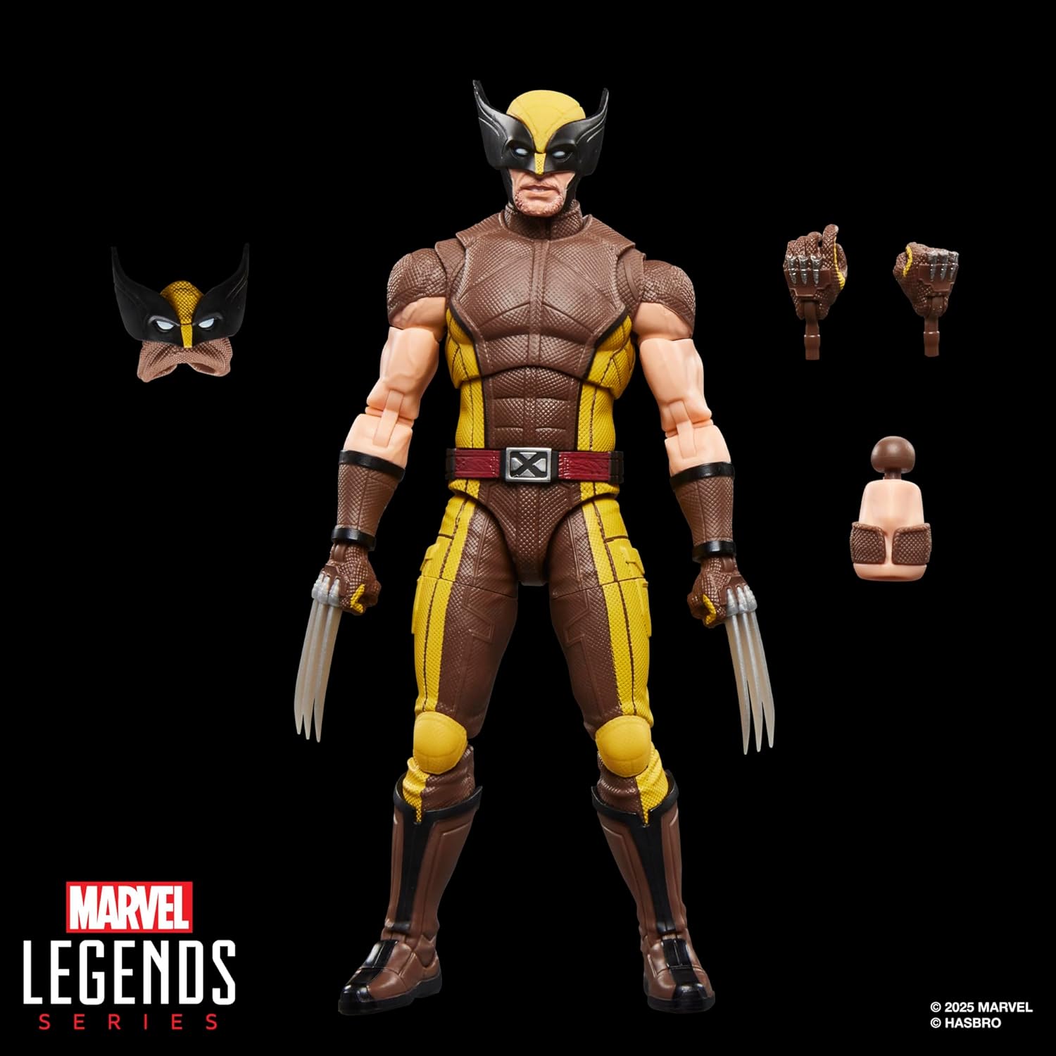 Marvel Legends Series Wolverine (Brown Suit), Marvel Studios' Deadpool & Wolverine Movie Collectible 6-Inch Action Figure Gift