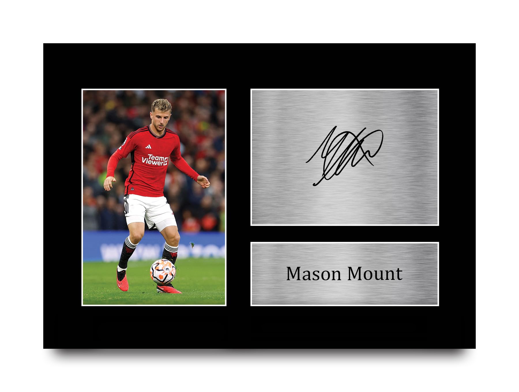 HWC Trading A4 Mason Mount Gifts Printed Signed Autograph Picture for Football Fans and Supporters - A4 โ image 1