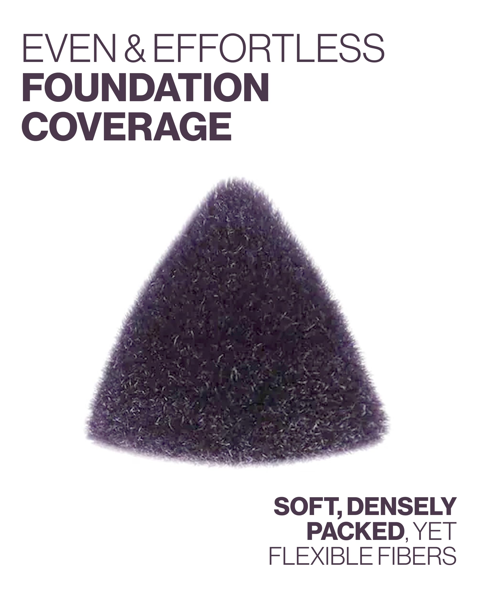 Anisa Beauty Travel Pinnacle - Pennello per fondotinta, compatto, vegano, ad alta densità, per applicazione senza soluzione di continuità, ideale per trucco liquido, in crema e in polvere, portatile e