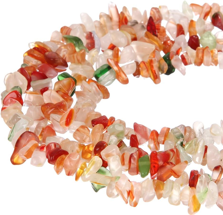 Red Jade Stone crystal Chips Beads 5~8mm 34 Inches per strand For Jewelery Making