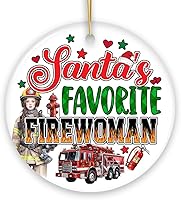 Vista 6 de Adorno de Navidad a cuadros para peluquería (redondo)