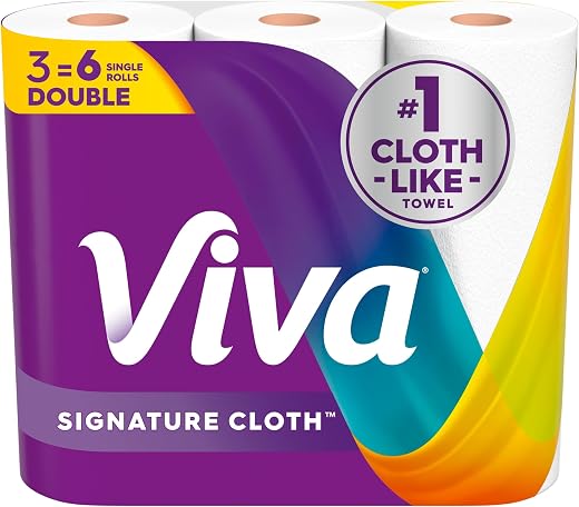 Bounty Essentials Select-A-Size Paper Towels, White, 2 Triple Rolls = 6 Regular Rolls (Packaging May Vary)