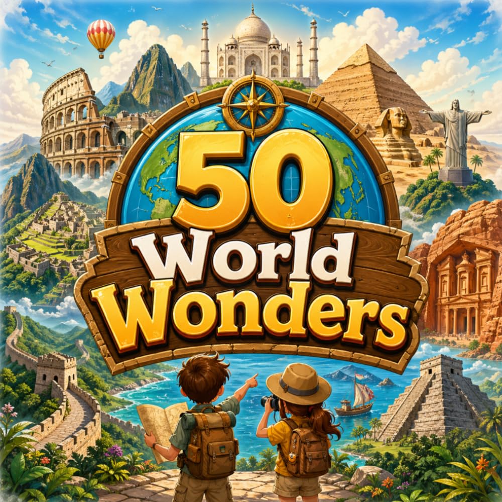 50 World Wonders: Famous Landmarks and Natural Wonders for Kids (Geography for Kids)