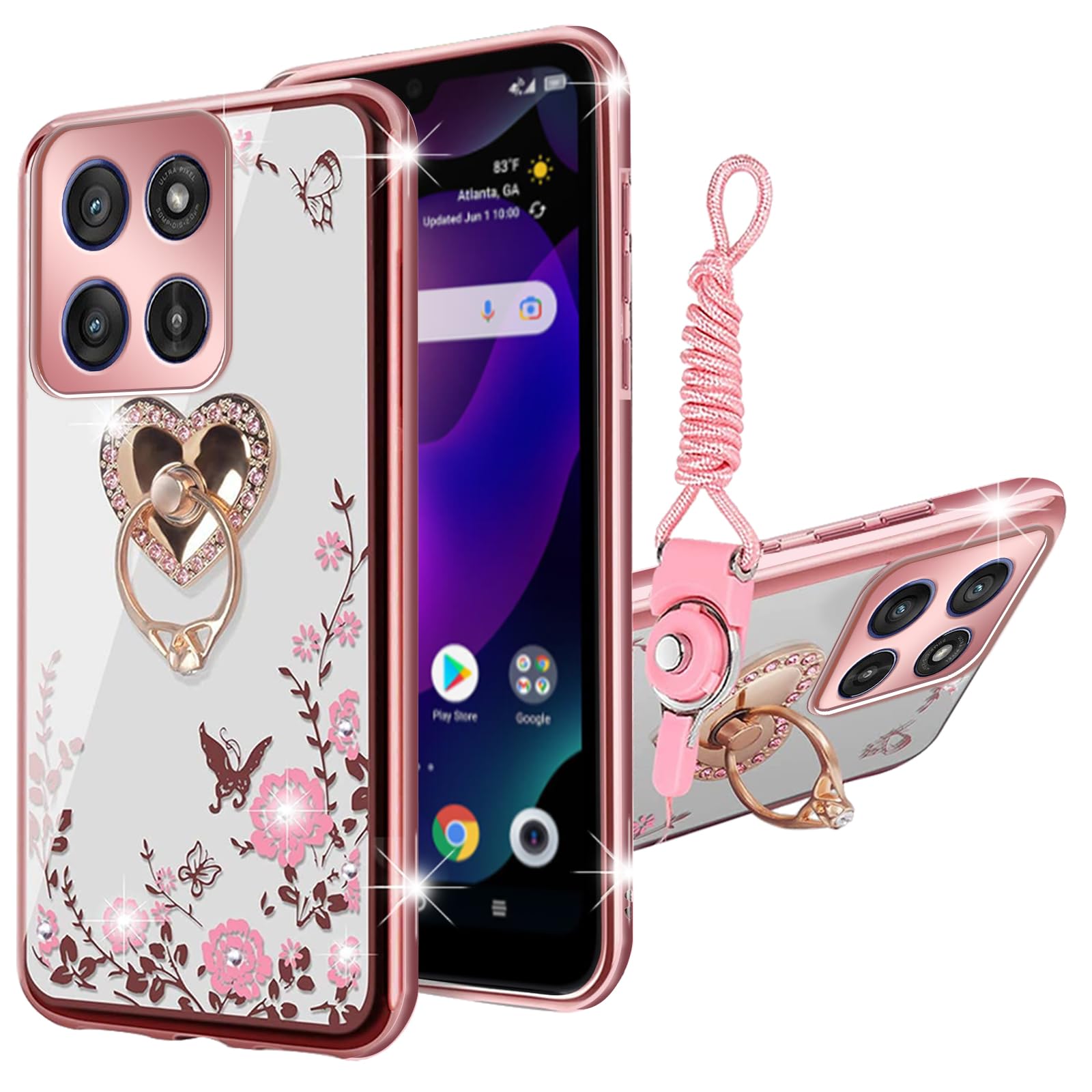 Amazon.com: for Motorola Moto Edge-2025 Case for Women Glitter Soft TPU Luxury Crystal Butterfly Heart Floral Protective Cover with Ring Kickstand+Strap Phone Case for Moto Edge 5G 2025 (Rose Gold) : Cell Amazon.com: for Motorola Moto Edge-2025 Case for Women Glitter Soft TPU Luxury Crystal Butterfly Heart Floral Protective Cover with Ring Kickstand+Strap Phone Case for Moto Edge 5G 2025 (Rose Gold) : Cell