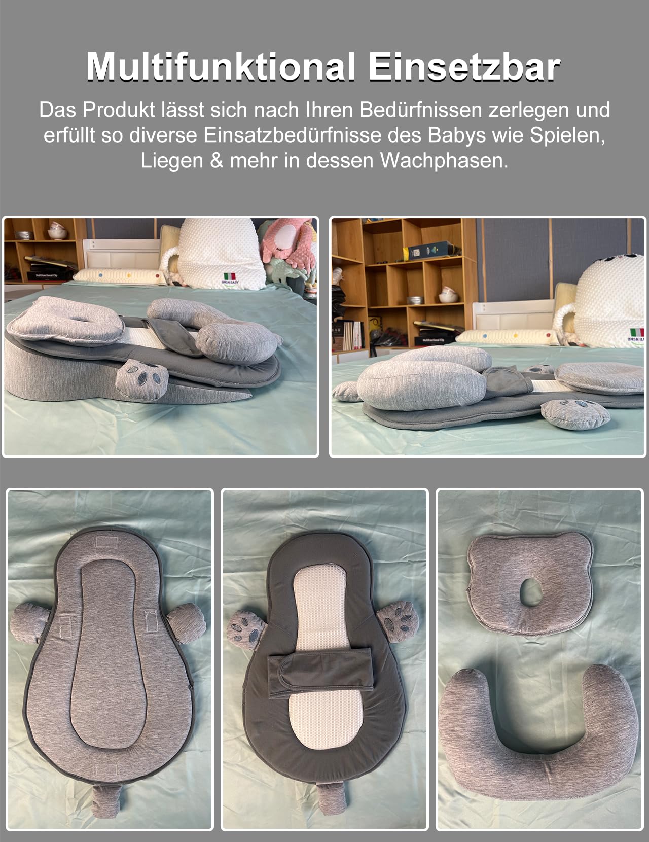 Oreiller Doux Et Confortable, Adapté à Toutes Les Morphologies, DéHoussable, Lavable Et IndéFormable