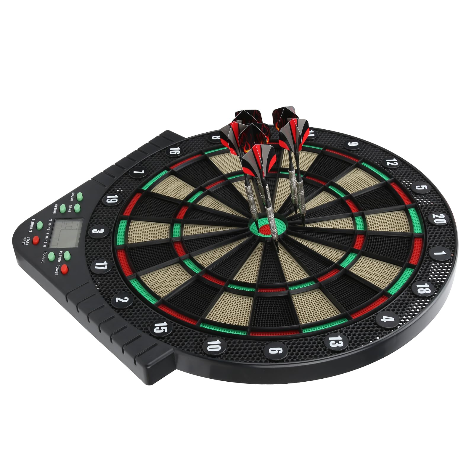 Tablero electrónico con sistema de puntuación automática, tablero de dardos digital de encaje suave para uso en casa y fiestas, juego de juego interactivo montado en la pared