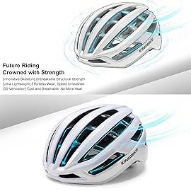 Bike Helmet for Youth Adult Men Women Road Bike Helmet Commute Mountain Lightweight Ventilation Comfortable 2 Sizes 54-61cm