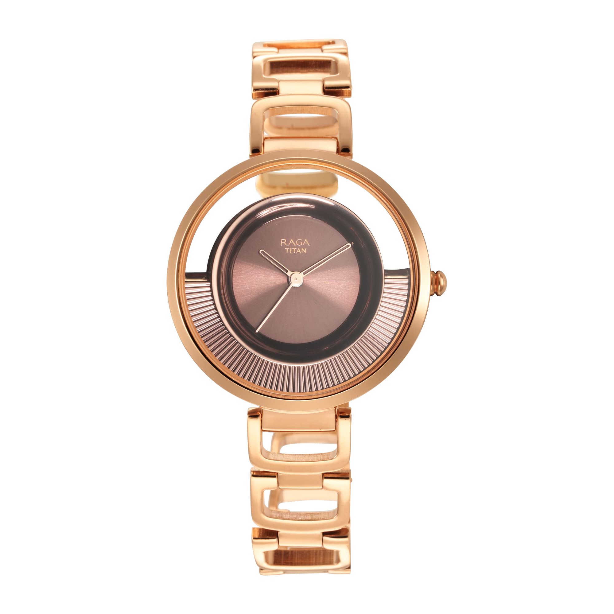 Titan Raga Moments of Joy Brown Dial Analog Metal Strap Watch for Women-NS95140KM01 (B09JCGXY1B) Amazon Price History, Amazon Price Tracker