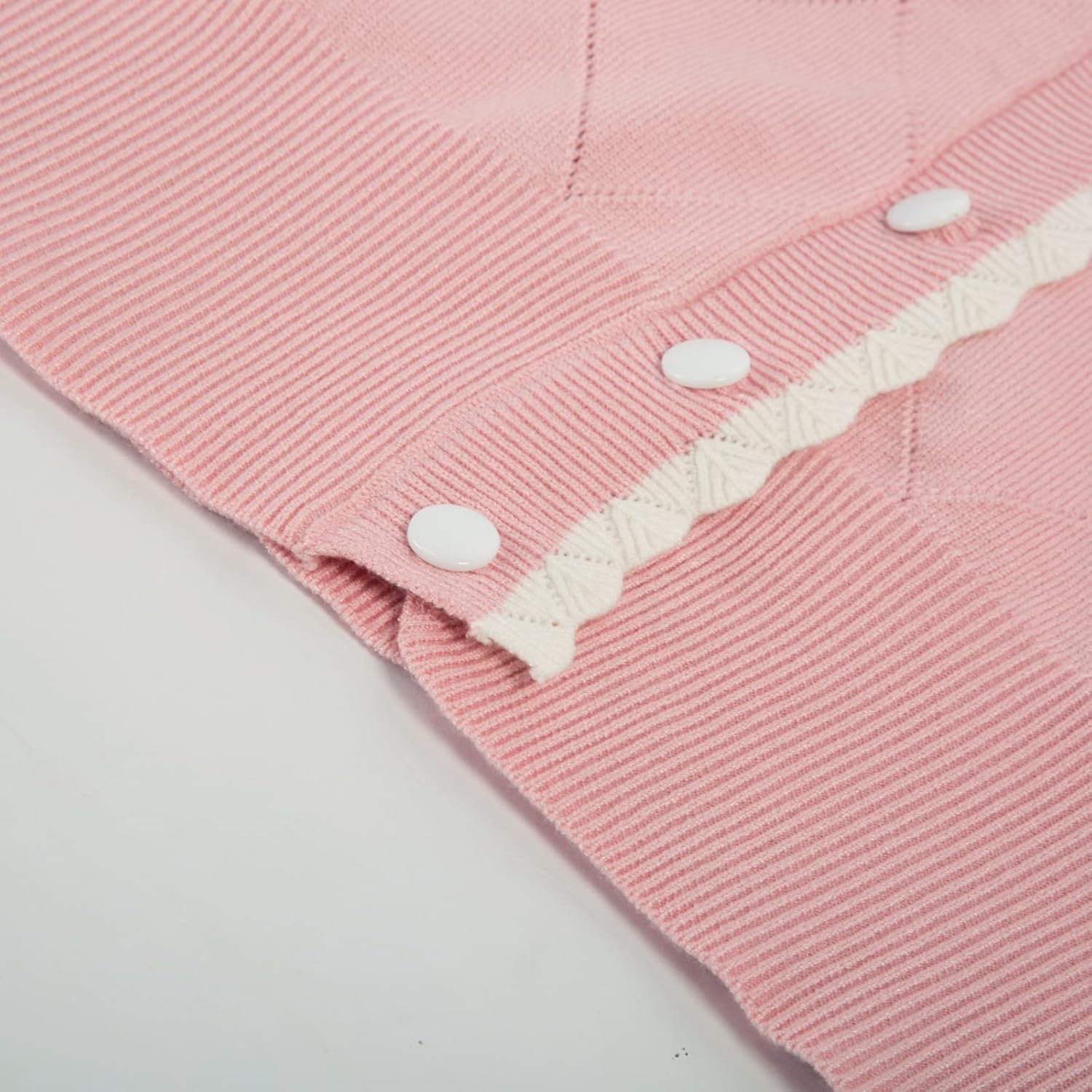 Belle Poque Long Sleeve Cardigan Sweater for Women Button Down V Neck Floar Cardigan Cropped Cardigan Shrugs - Image 6