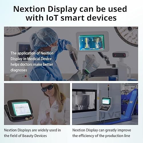Miniatura 23 de Nextion Pantalla táctil resistiva LCD-TFT LCD-TFT de 10.1 ″ NX1060P101-011R-I 1024 * 600, ampliamente utilizado en dispositivos inteligentes IoT