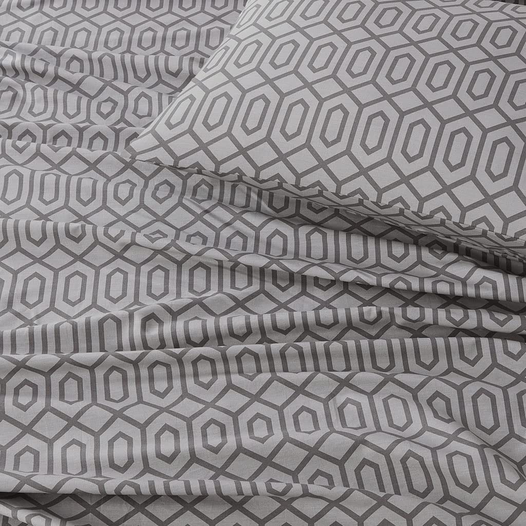 Comfort Spaces 100% Cotton Sheet Set Breathable, Lightweight, Soft with 14" Elastic Pocket Fits up to 16" Mattress - Image 3