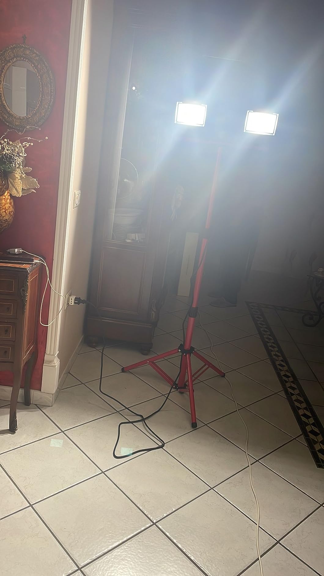 Faretto LED Da Cantiere HYCHIKA 2x60W - 14.000 Lumen Impermeabile IP65 - Foto 2