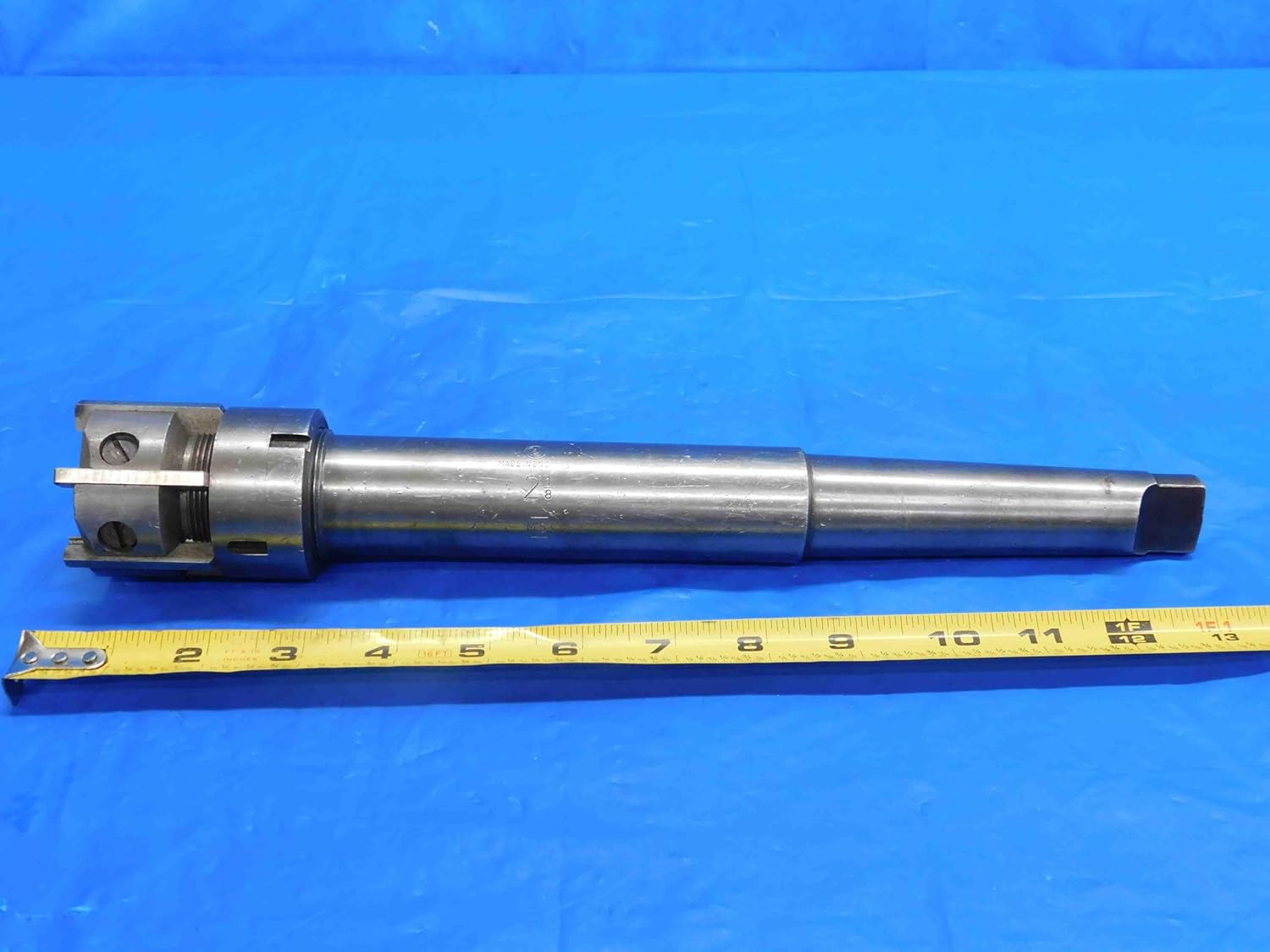 T&J 2 1/8 OD HSS Adjustable Blade Reamer MT4 Shank 6 FL 2.1250 ONSIZE 54 mm - RB1719BZ2