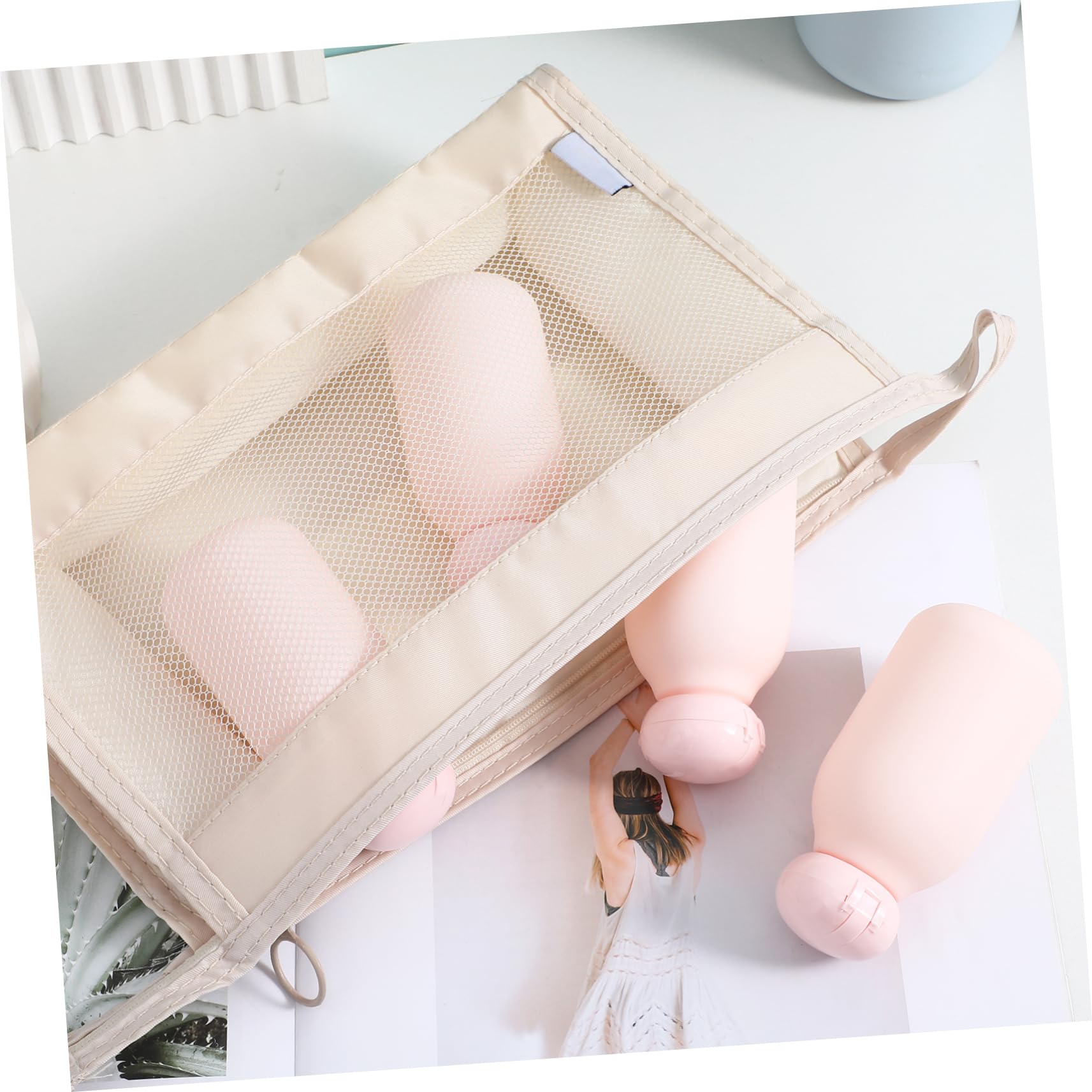 minkissy Lot De 5 Flacons De Voyage Mignons Contenants De Voyage Compressibles Flacons De Toilette Portables Flacons De Lotion En Plastique Flacons De Shampoing 4 Pièces X 5
