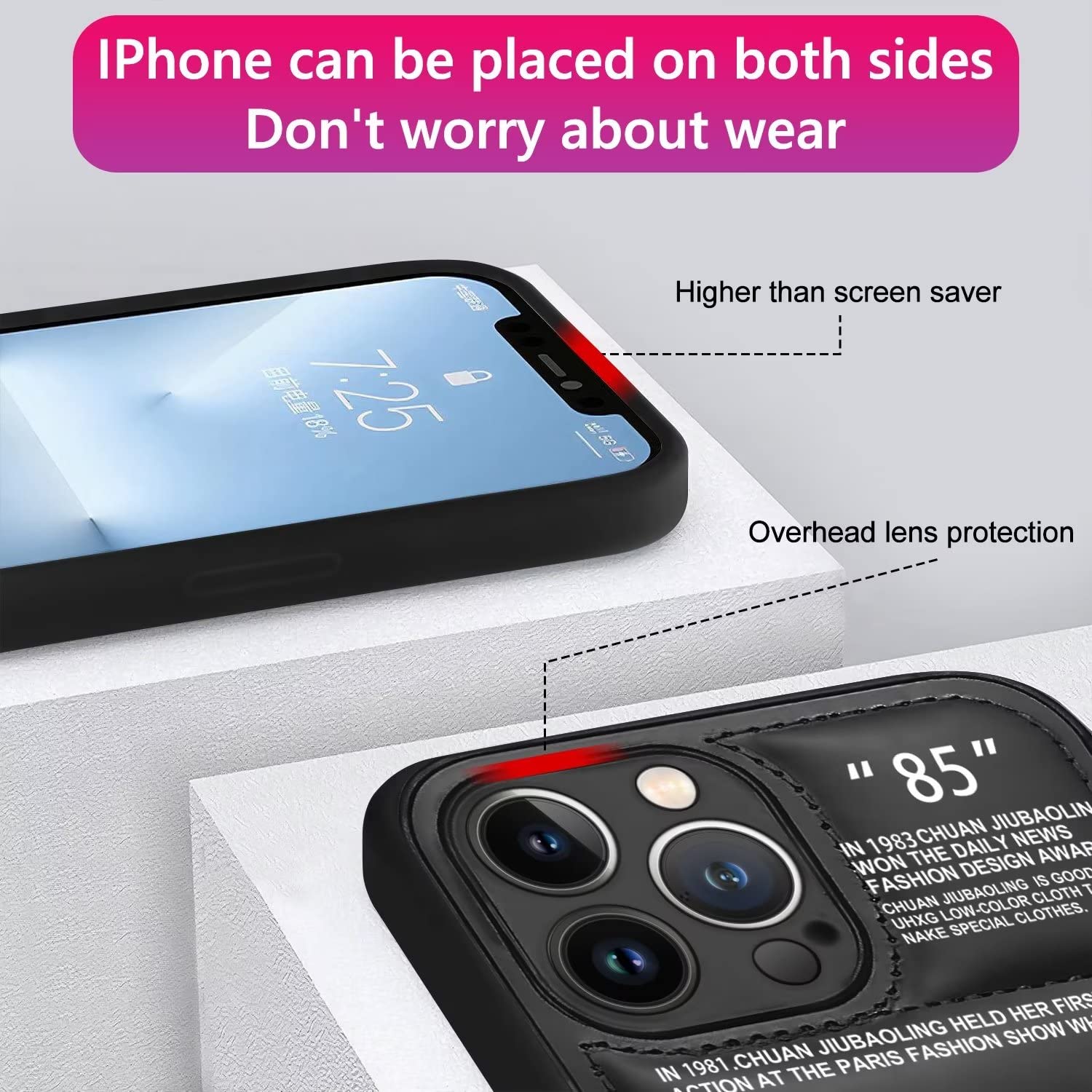Schutzhülle für iPhone 17 Pro, coole Sportschuhe, Pufferhülle, Pufferhülle, coole rote Turnschuhe in Weiß oder Schwarz, weiche Hülle, ultradünn, weiches Silikon, stoßfest