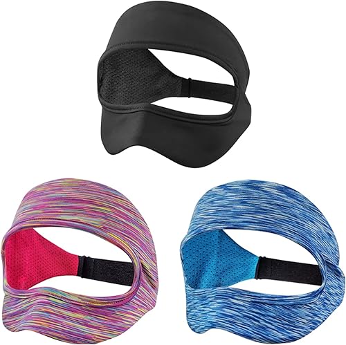 2 PCS VR Eye Mask, Adjustable Face Cover Universal for PS VR2 Headset, HTC Vive, PS, Gear, VR Workouts Sweat Band Washable Keeping Tidy
