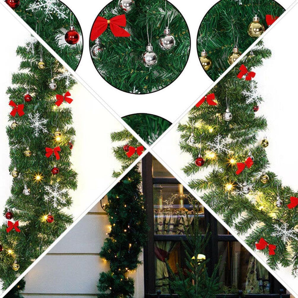 Christmas Illuminate Garland, 16.4 Christmas Artificial