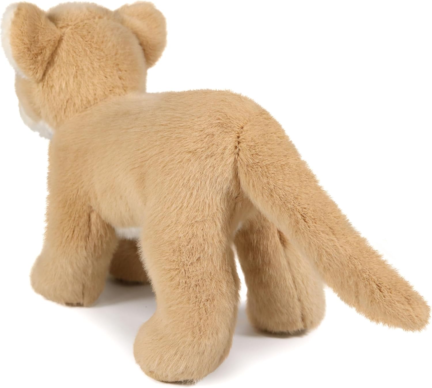 Ice King Bear Realistic Lion Cub Plush Toy - Lifelike Stuffed Animal with Soft Fur, 8 Inches Standing Plushie for Kids, Home Decor, and Collectors - Image 5