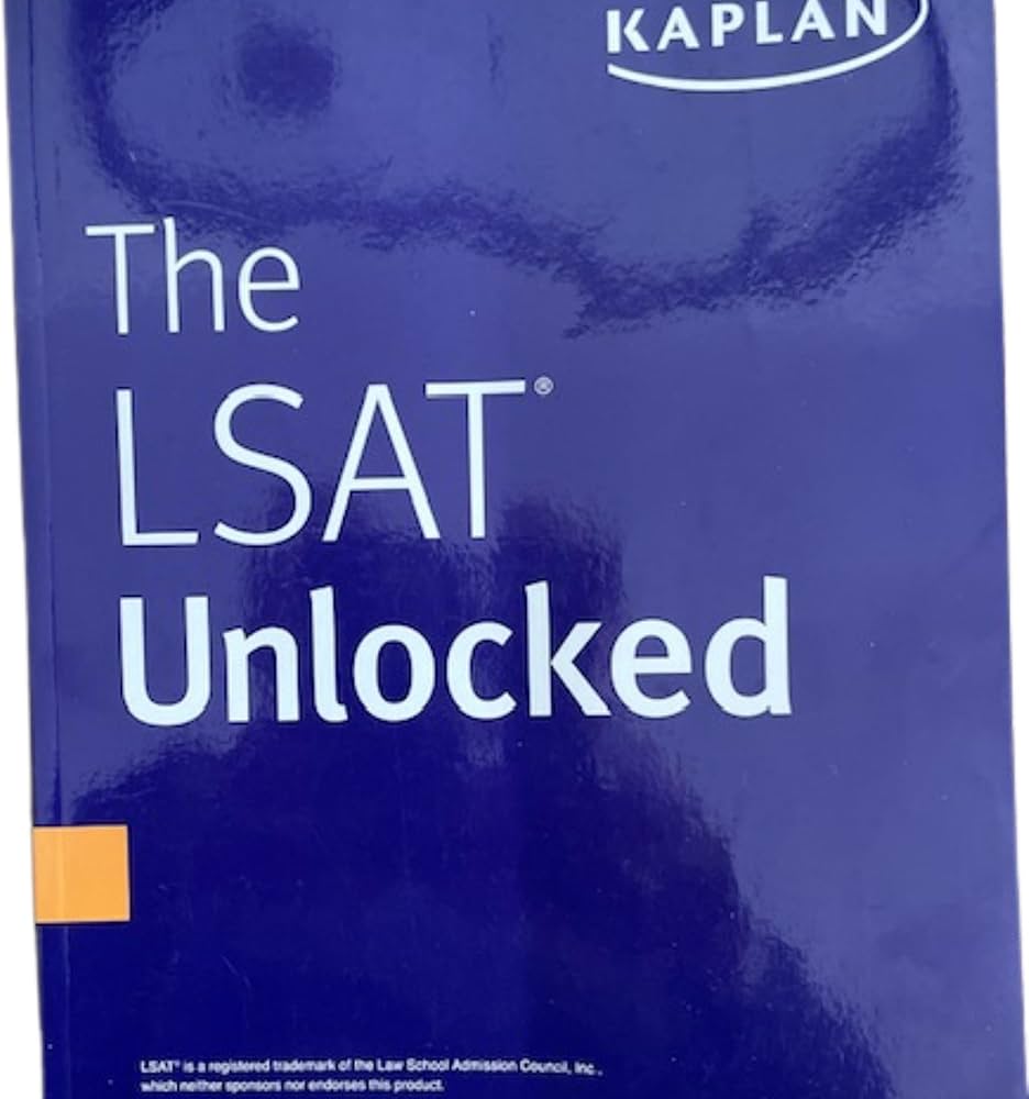 Kaplan The LSAT Unlocked Course Edition Study Guide, Black: Kaplan