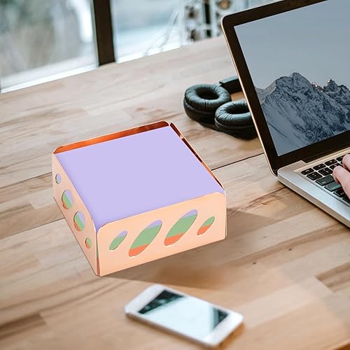 Miniatura 7 de Eagle Organizador de escritorio 3 en 1, incluye soporte para notas, portalápices y tarjetero, oro rosa