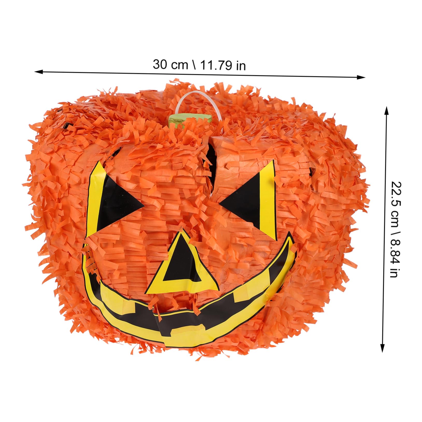 Kürbis Piñata Umweltfreundlich für Kindergeburtstag und Halloween aus Papier Kreatives Halloween Spielzeug mit Süßigkeiten zu Füllen Traditionelles Design
