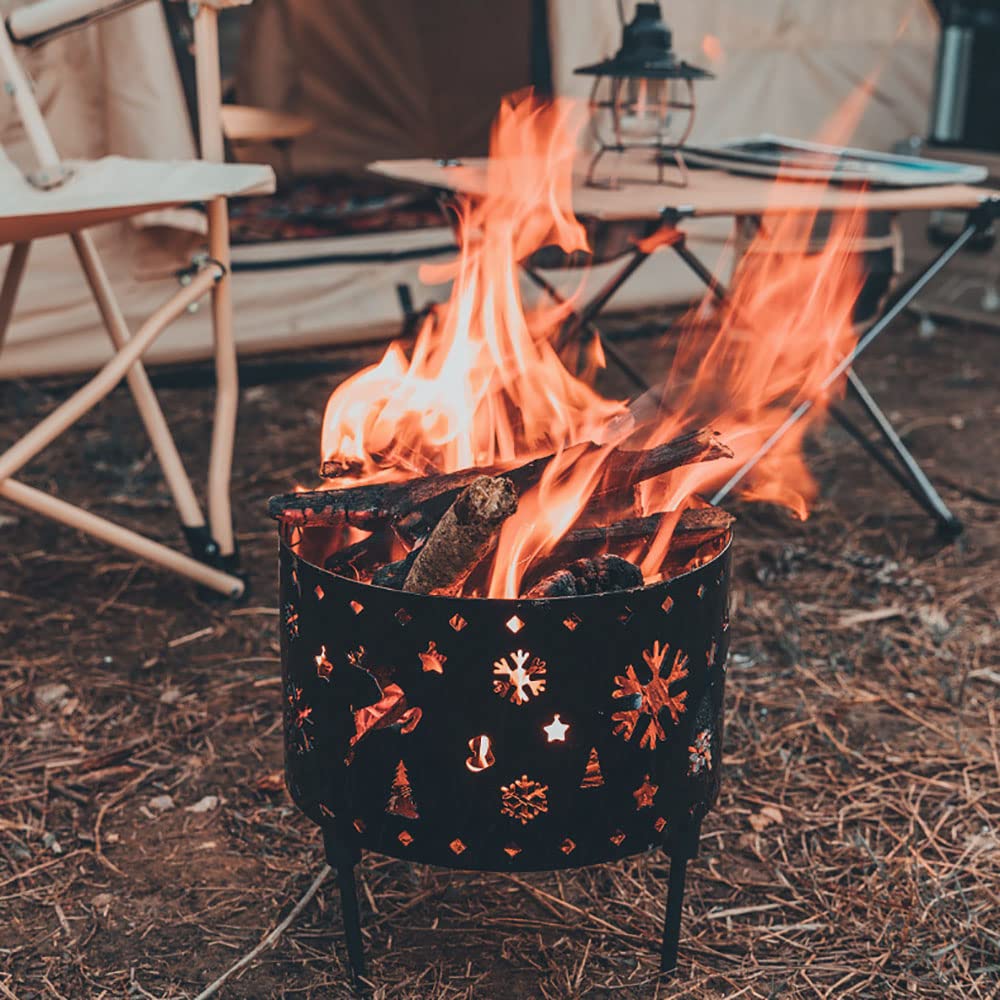 portable wood burning fire pit