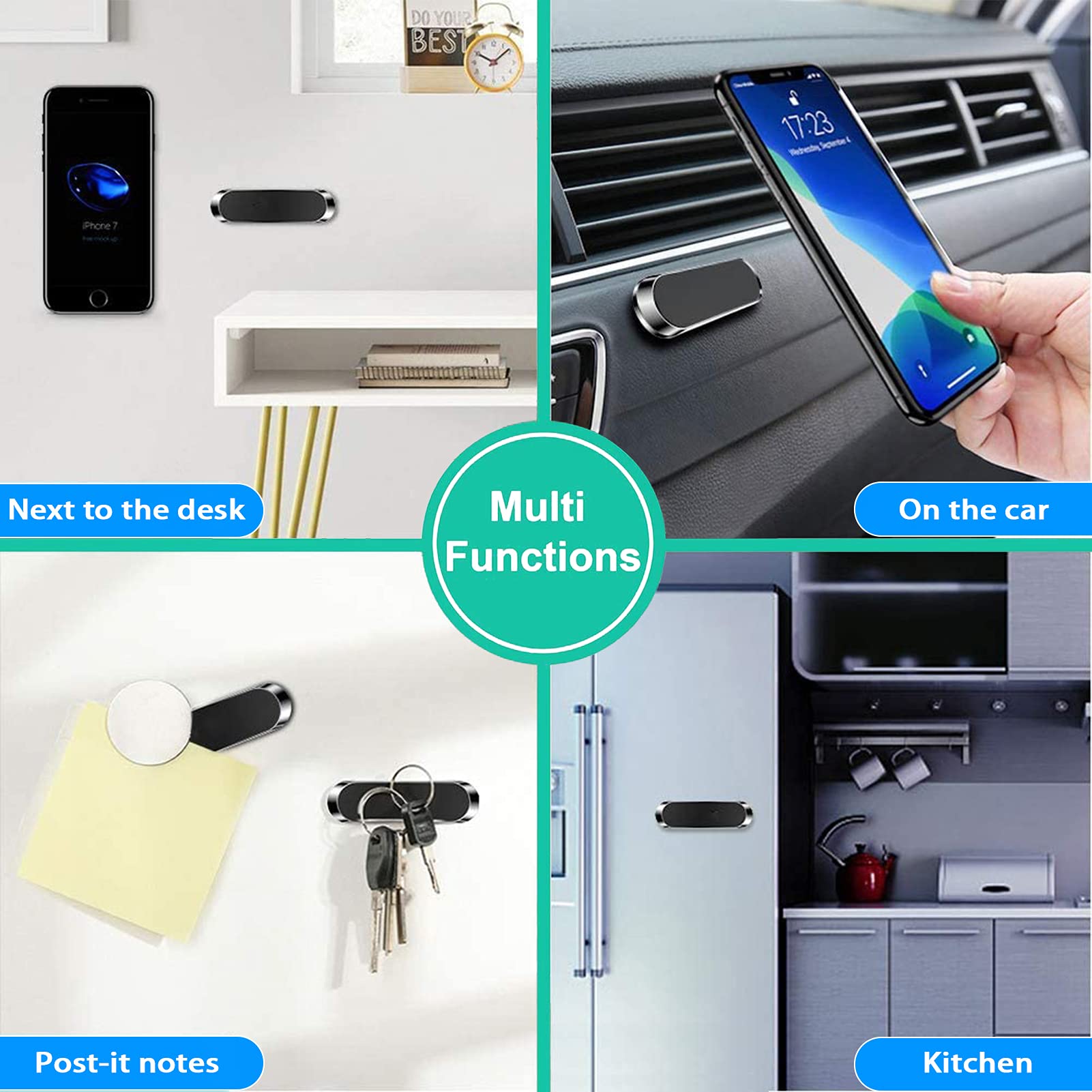 Mobiele telefoonhouder voor de auto magneet