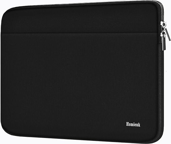 Laptop Case 14 inch, Durable Shockproof Protective Notebook Carrying Cover | Laptop Sleeve with Accessory Pocket, Briefcase Computer Bag Compatible for MacBook HP Lenovo Dell Asus Acer, Black