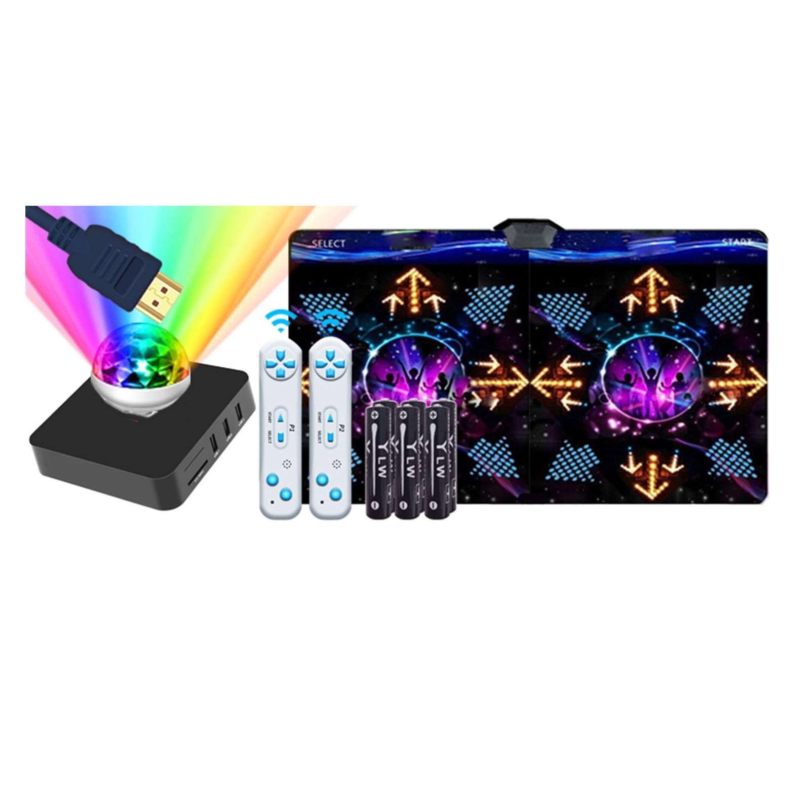 Tapis de danse double antidérapant, l'expérience somatosensorielle HD
