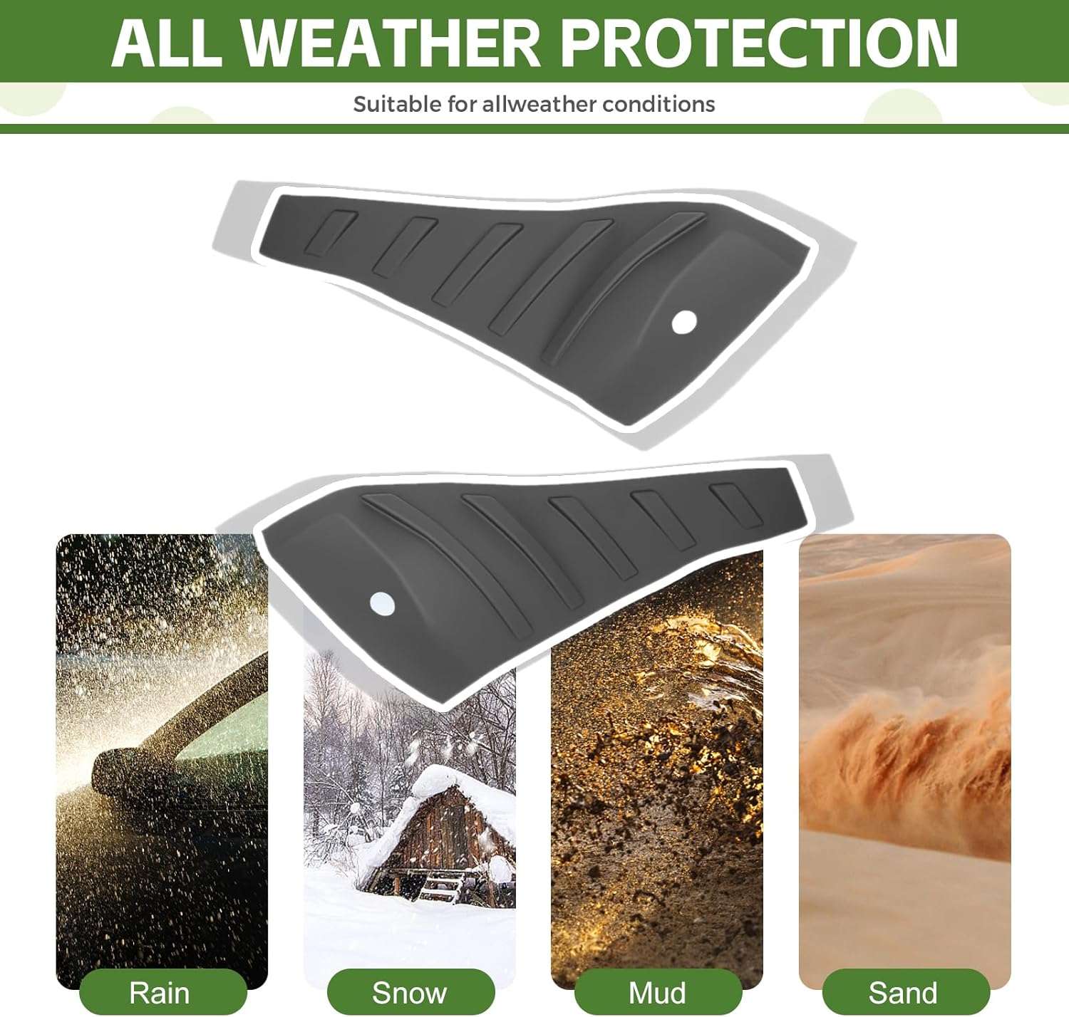 Rear Bumper Protector for 2025 2026 Toyota 4Runner (Exclude SR5) Rear Bumper Guards Corner Cover Soft TPE Material for 2025+ 4 Runner Car Exterior Accessories