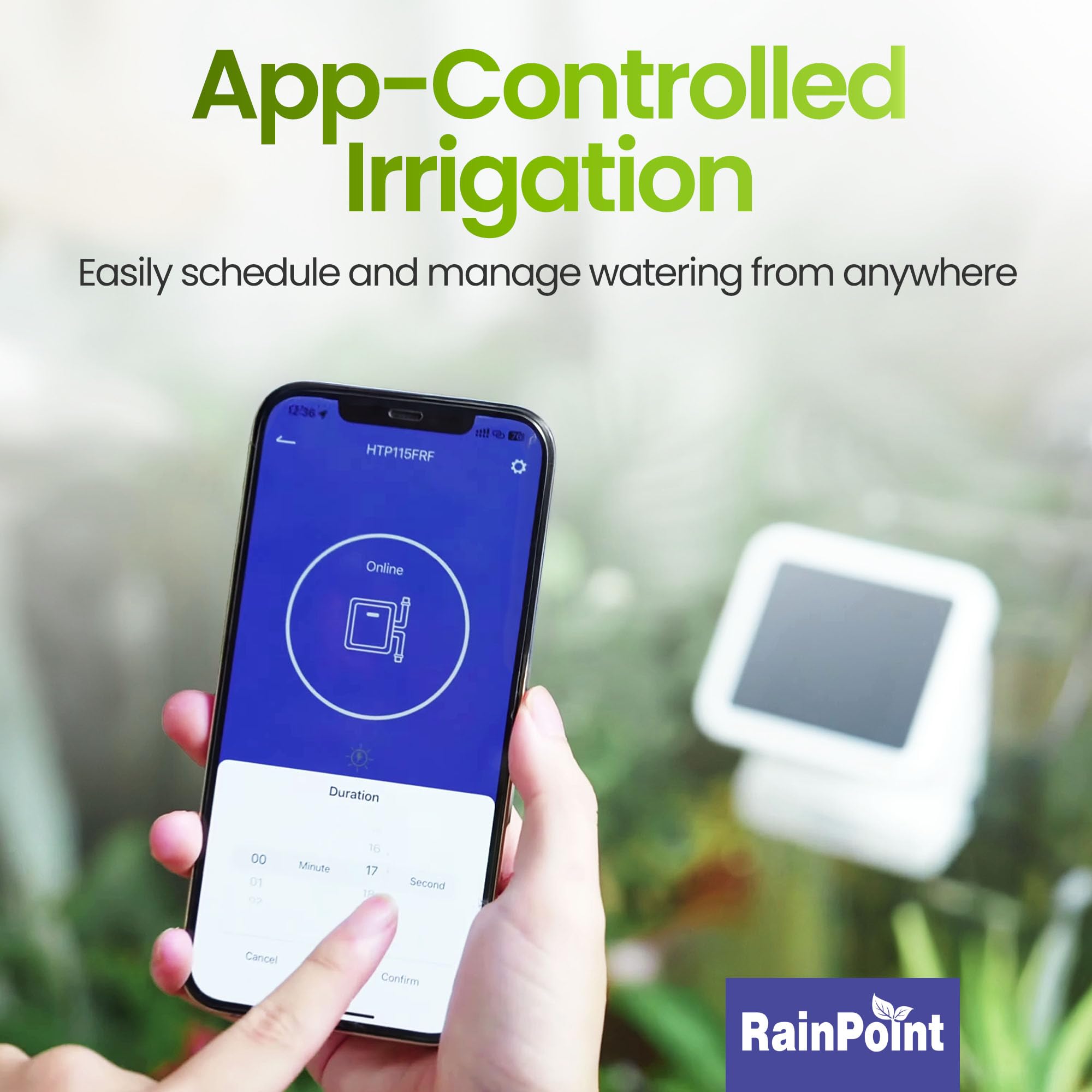 Amazon.com : BALDR Automatic Solar Plant Watering System - WiFi Solar Drip  System & App-Controlled Water Pump with Timer - Indoor Solar Power  Irrigation System Smart Scheduling for House Plants While You