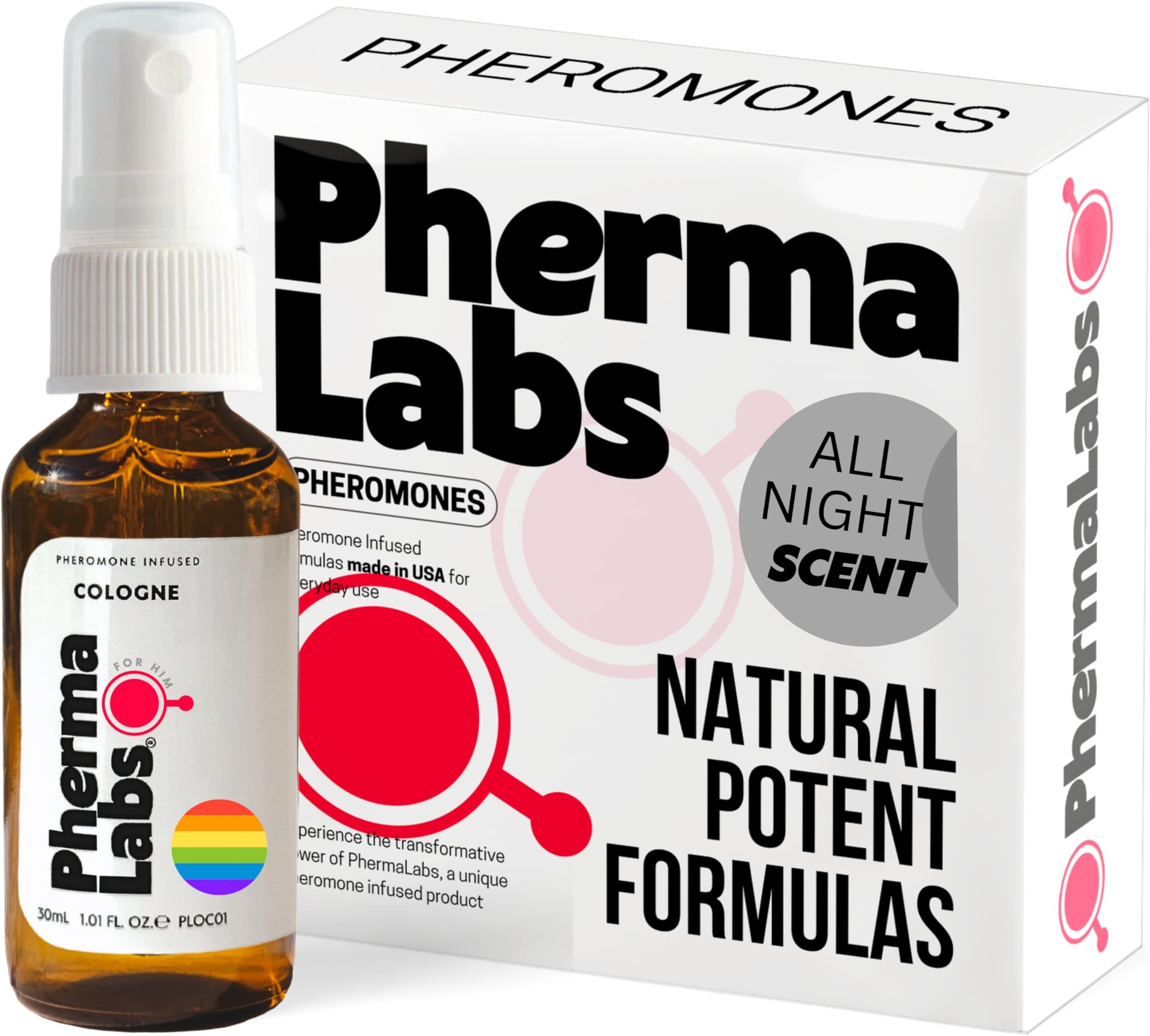 Pheromone Infused Cologne For Gay Men 1 oz bottle (All Night Scent)
