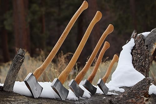 Miniatura 9 de 1844 Helko Werk Germany Hacha Clásica Pathfinder - Hecho en Alemania Camping, Bushcraft, Supervivencia, Mochilero, Hacha Pequeña y Ligera - Cabeza