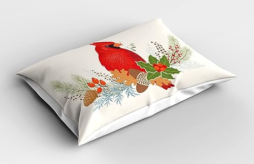 Miniatura 6 de Lunarable Funda de almohada de dibujos animados, inspirada en la animación, diseño de maquinaria pesada, diseño de excavadora, funda de almohada