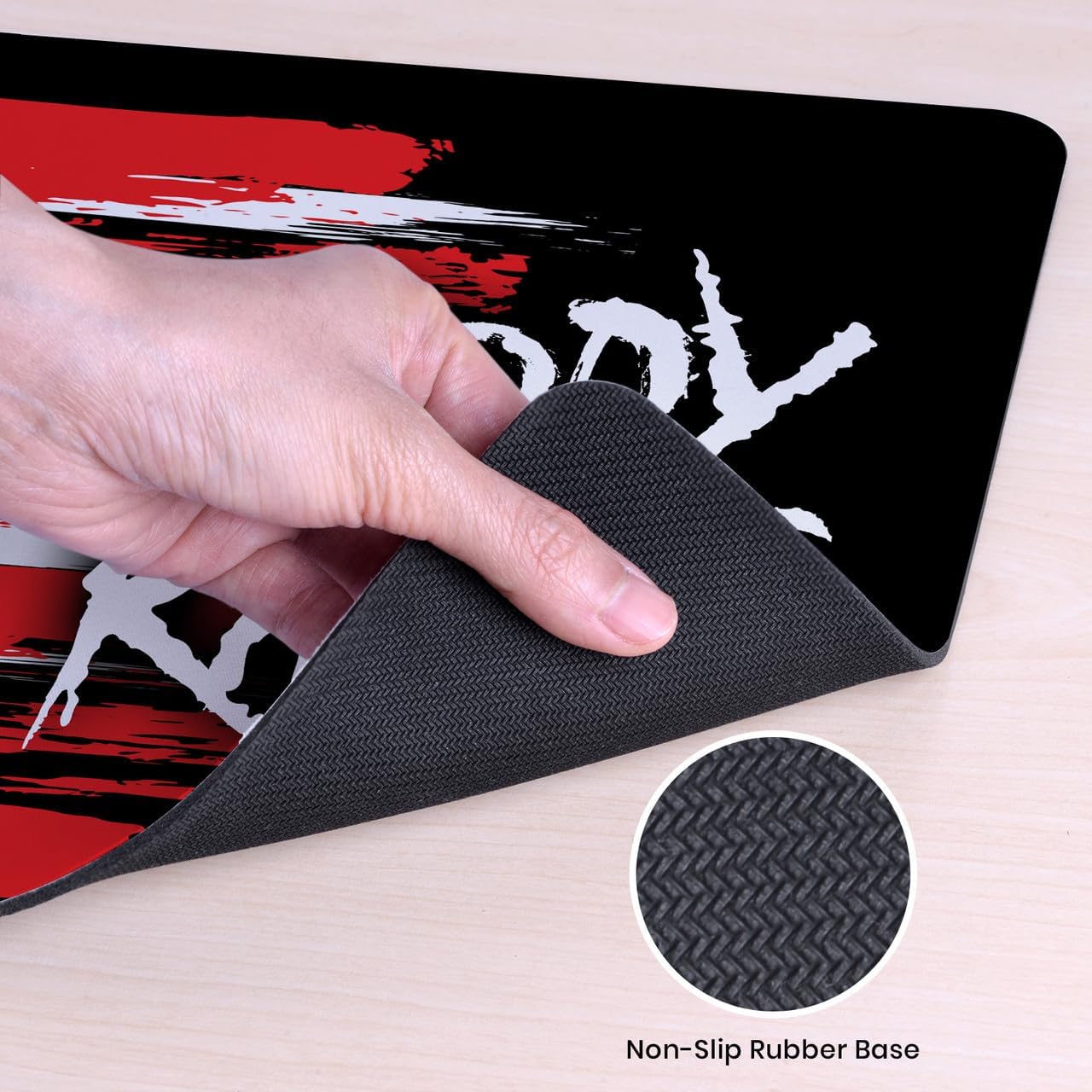 Head Case Designs Officially Licensed WWE Flag and Signature Cody Rhodes 23.62 x 11.81 x 0.12 inches (600 x 300 mm) - L Gaming Office Desk PC Keyboard Mouse Mat Pad - Image 5