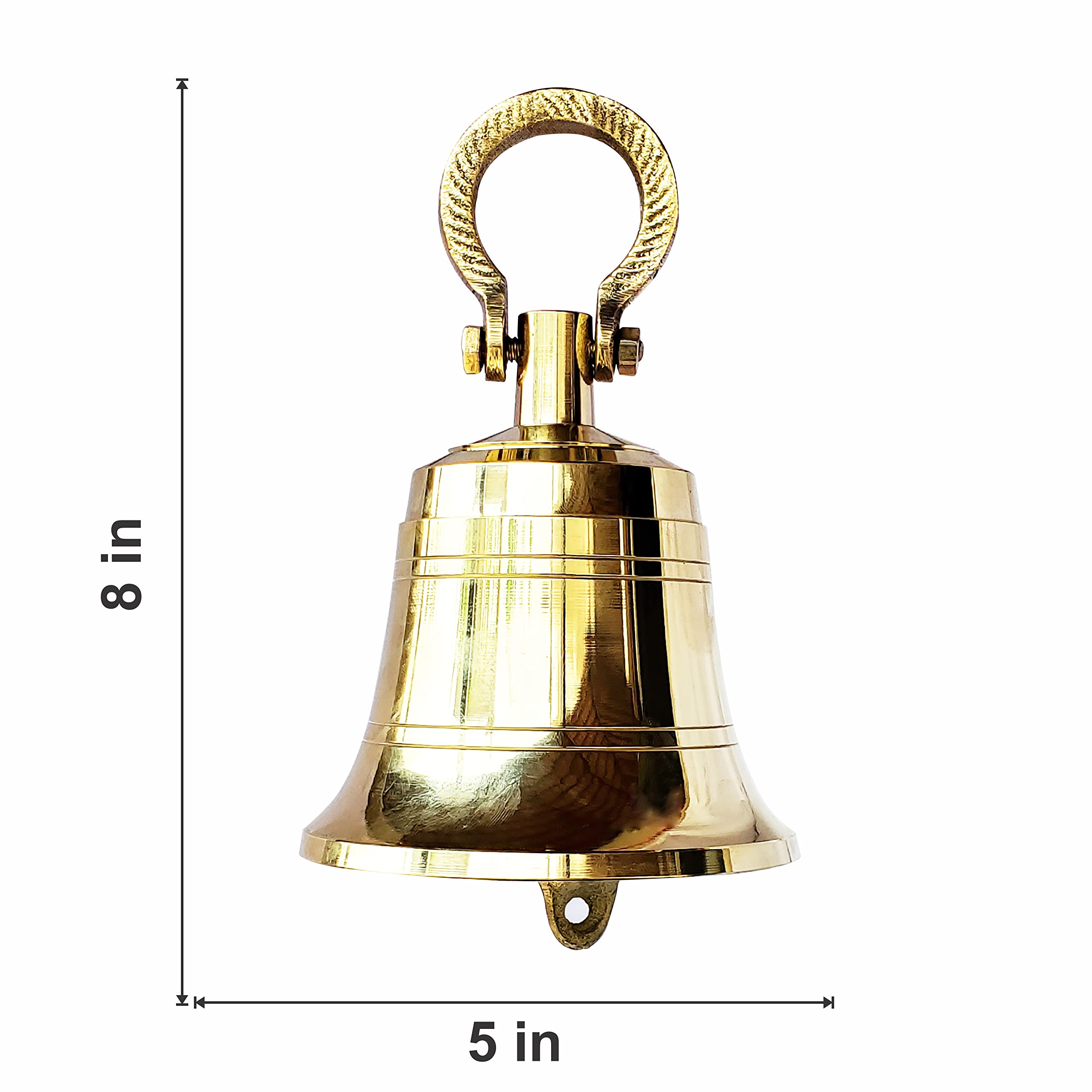 Pure Source India Brass Bell - Pooja Bell -3