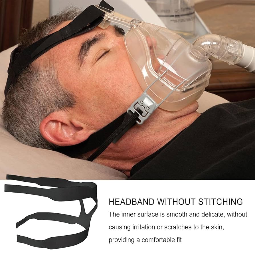 CPAP ResMed マスク バンド付き ラージワイド　Lサイズバンド Amazon.com: CPAP Headgear, CPAP Mask Strap, for Resmed