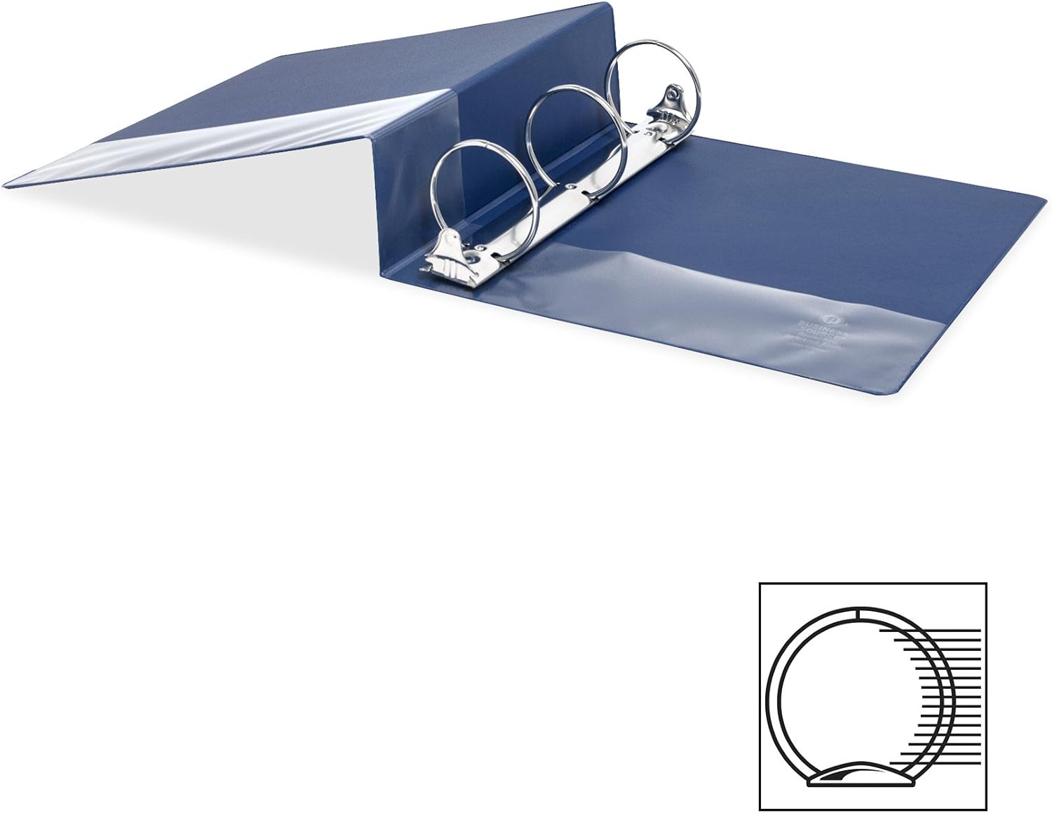 Business Source 3" Basic Round Ring Binders