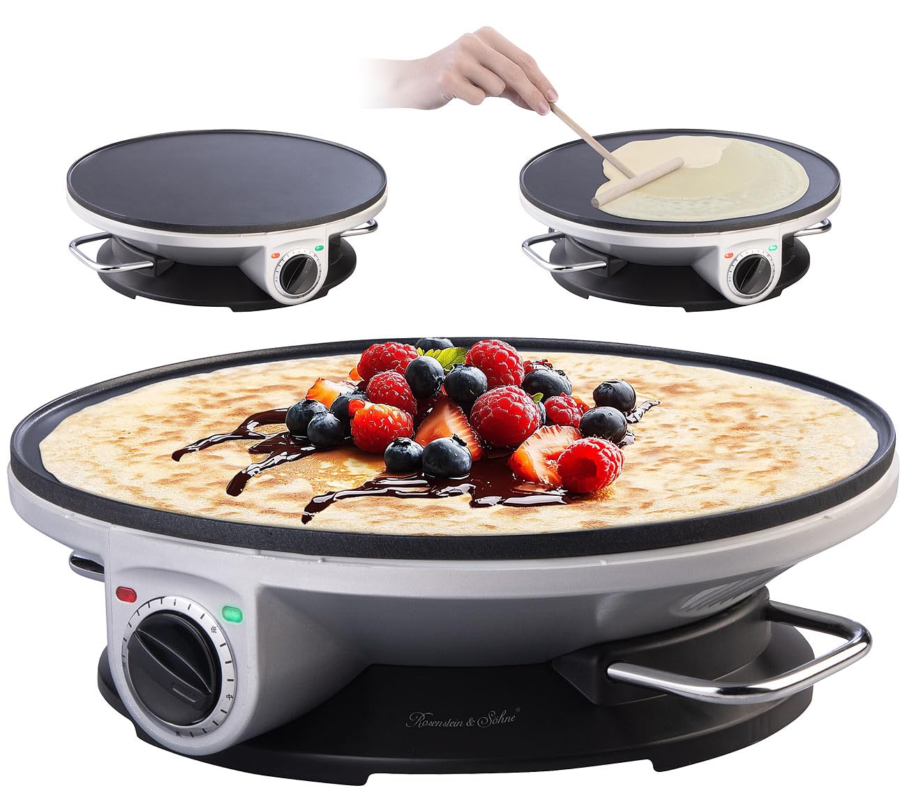 Elektryczna naleśnikarka XXL z powłoką nieprzywierającą 1200 W Ø 32 cm PKM-500