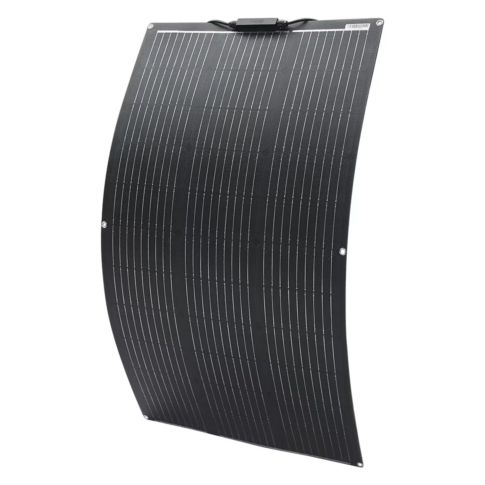 Placa Solar Flexible 100W 12V ETFE Panel Solar Flexible Monocristalino Portátil para Barcos RV Remolques Autocaravana 12V batería y Superficies Irregulares