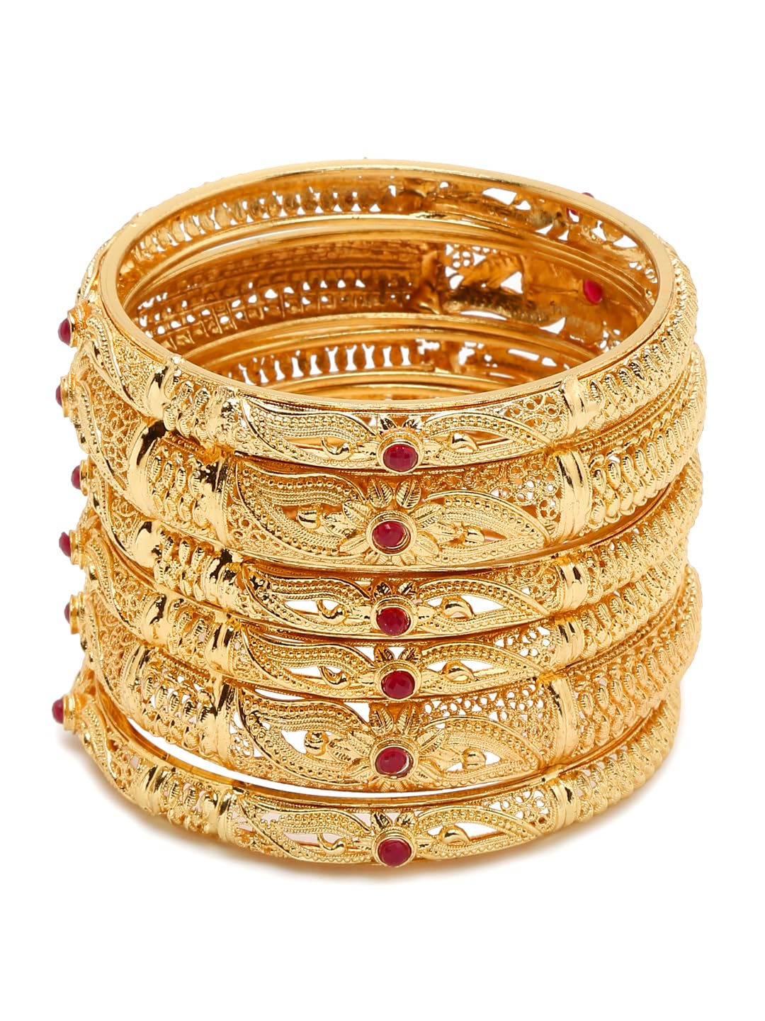 youbella Jewellery for Women Gold Plated Bracelet Bangles for Women-picture-23