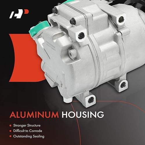 Miniatura 3 de A-Premium Compresor de CA compatible con Kia Sorento 2011-2015 V6 3.5L y Hyundai Santa Fe 2013-2018, Santa Fe XL 2013-2019 V6 3.3L, con embrague