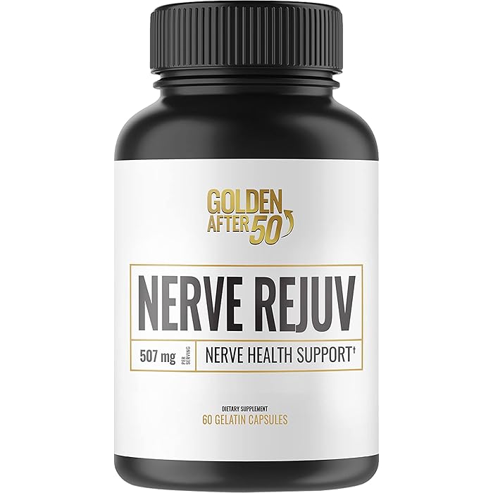 Buy Golden After 50 Nerve Rejuv Nerve Health Support 60 Gelatin