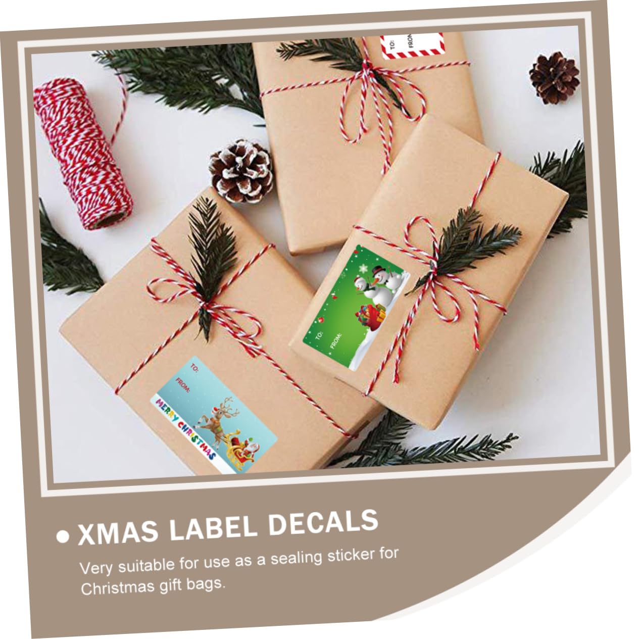 2 Set Adesivi Natalizi Etichette Adesive Natalizie Etichetta Adesiva Per Natale Etichette Adesive Natale Tag Natalizi Etichette Adesive Autoadesive Adesivi Adesivi 2 * 2